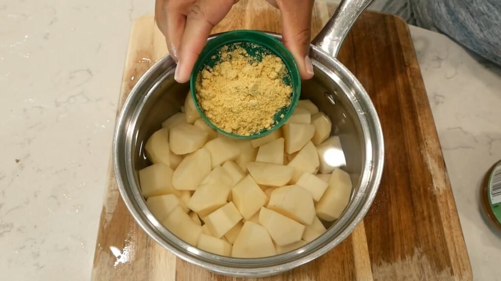 The Best Homemade Potato Salad Seasoning the potatoes before cooking them