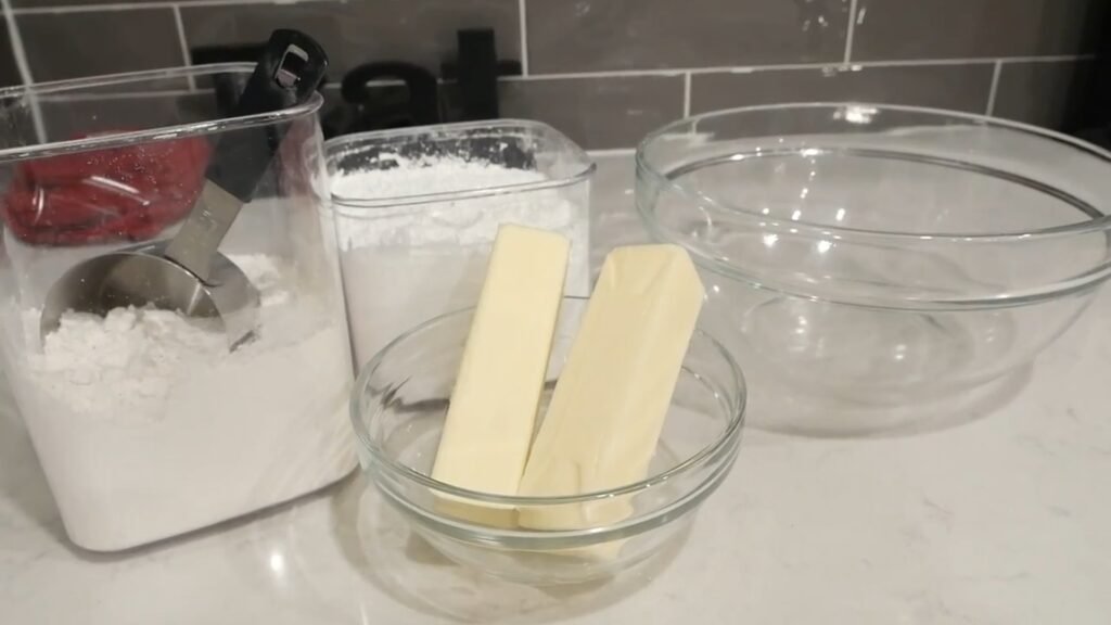 3 Ingredient Shortbread Cookies Ingredients for the recipe