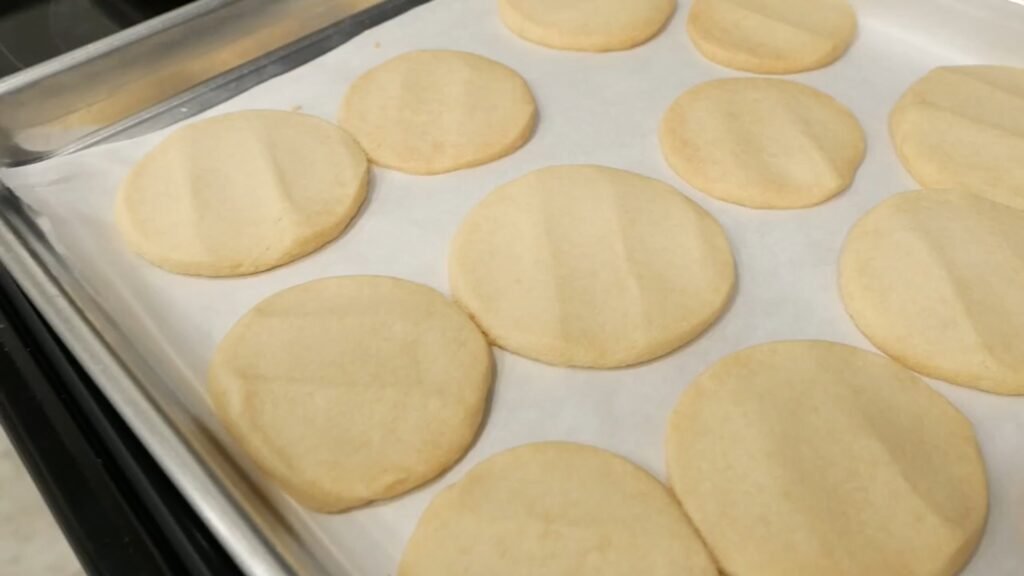 3 Ingredient Shortbread Cookies Shortbread cookies fresh out of the oven