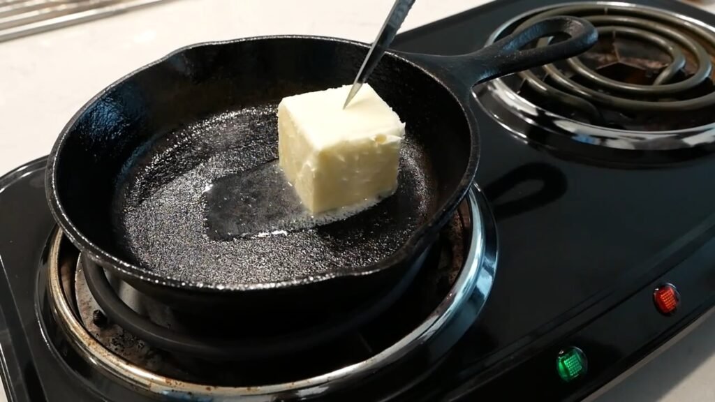 Melting the butter