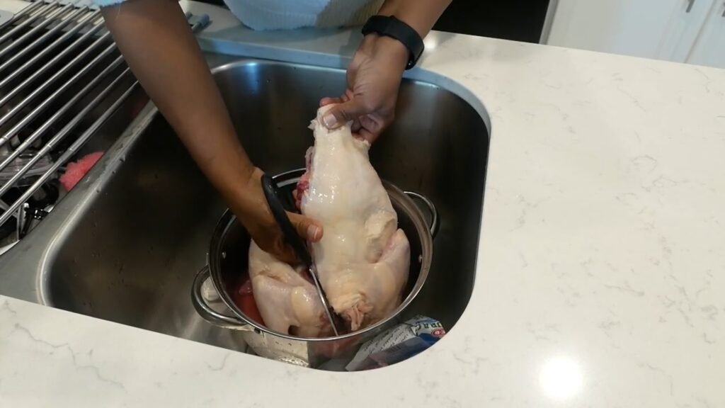 How to spatch-cock the chicken