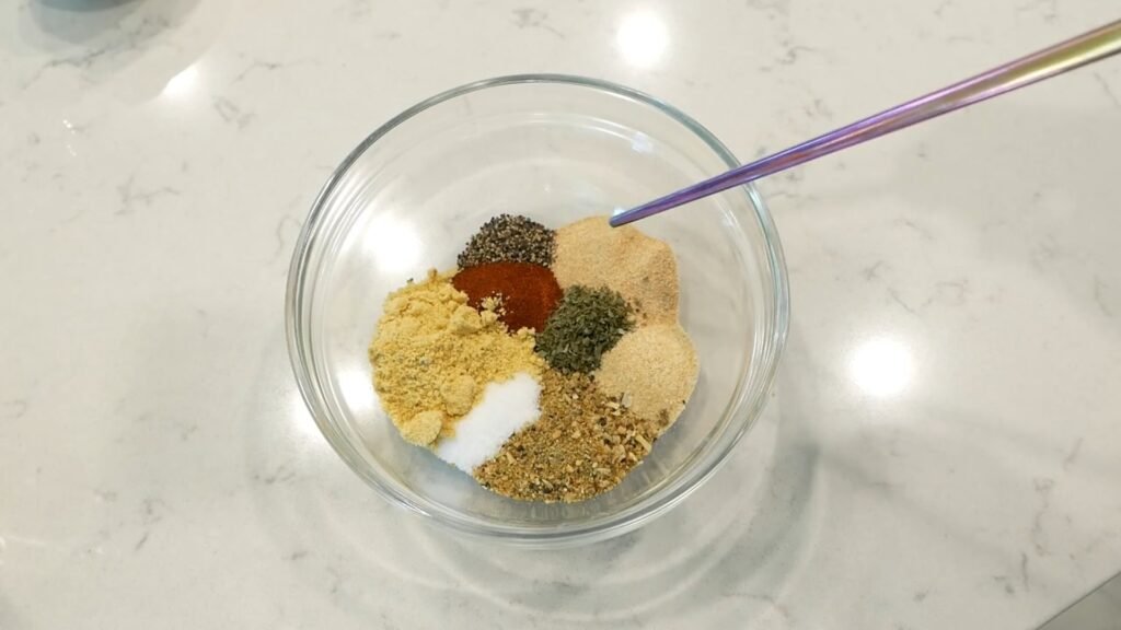 Seasonings for the recipe