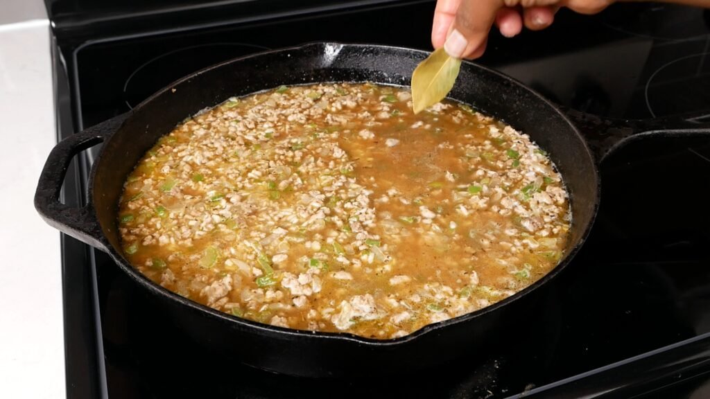 Adding in the bayleaf